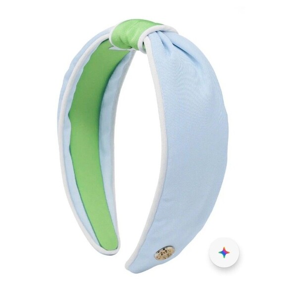 Lilly Pulitzer Low Knot Headband Bluette Jade Lime main image 10
